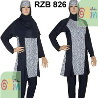Jual Baju Renang Muslimah Syar'i M, L, XL (Baju & Celana terpisah) - 13 Murah