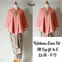 Jual Setelan Kebaya Floy Kutu baru luna peach Murah