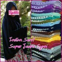 Jual Jilbab Instan Pita Serut Super Jumbo Syari Murah