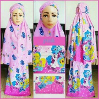 Jual Mukena Bali Anak Little Pony Cantik Murah(usia 5-7tahun) Murah