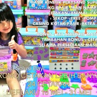 Jual Pasir Kinetik Playsand SUPER JUMBO 2KG Kinetic Sand Model Sand Murah