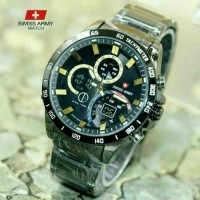 JAM TANGAN RANTAI PRIA SWISS ARMY SA-08 (PRIA)