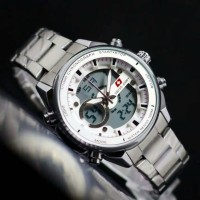 JAM TANGAN RANTAI PRIA SWISS ARMY SA-07 (PRIA) SILVER