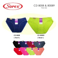 Jual Celana Dalam Wanita Sorex Midi Standard Low Waist 8008 dan 80089 Murah
