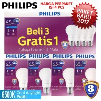 Jual Lampu Philips LED Bulb 7W beli 3 gratis 1 Murah