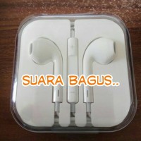 Jual Headset Earpod Handsfree Apple iPhone 5 5S 5G 6 6S 6+ Original 99,9% Murah