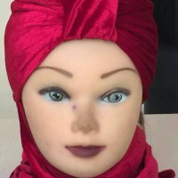 Jual TURBAN Kerudung Merah Murah