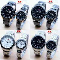 jam tangan swiss army rantai couple fashion cowo cewe