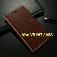 Jual Flip Cover Vivo V5 Y67 | V5s | V5 Lite Wallet Leather Case Murah