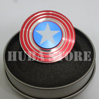 Jual Fidget Spinner Captain America Kapten Amerika Marvel Star Premium Murah