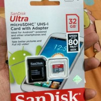 Jual Sandisk 32gb Ultra MicroSD Card Original Murah