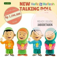 Jual hafiz hafizah talking doll | boneka ngaji ongkir 1kg Murah