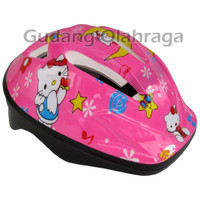 Helm Sepatu Roda Anak Karakter (Hello Kitty)