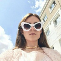 Jual Fashion Women Cat Eye Retro Vintage Sunglasses Murah
