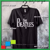 Jual BEST QUALITY kaos Distro Cotton band polyflex the beatles Murah