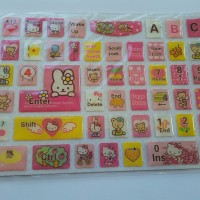 Jual Hello Kitty - Keyboard Sticker Murah