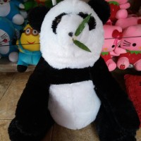 Jual boneka fanda panda hitam putih rumput jumbo Murah