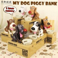 Jual Celengan Choken Bako Piggy Bank/Celengan karakter anjing makan koin Murah