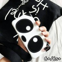 Jual FOR IPHONE 6+/6S+ PLUS - STUNNING PANDA SIMPLE FUNNY CUTE SOFT CASE Murah