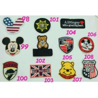 Jual Iron Patch / Emblem (Perlengkapan Jahit) Aksesoris Lucu N Murah