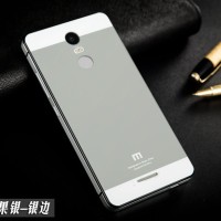 Jual Back Case Xiaomi Redmi Note 3 Pro Aluminium Tempered Glass Hard Cover Murah