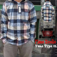 Jaket Fleece Kemeja Murah Flanel Hoodie Vans Type 01