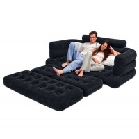 Jual Sofa Queen Air Couch Seat Comfortable Backrest Airbed - INTEX #68566 Murah