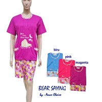 Jual BEAR SAYING Baju Tidur/Piyama Wanita Setelan Murah Anne Claire Murah