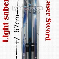Jual pedang sinar sensor getar star wars = light saber / double laser sword Murah