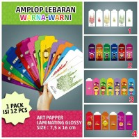 Jual AMPLOP LEBARAN WARNA WARNI MURAH Murah