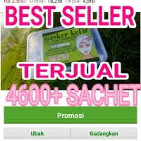 Jual masker kefir susu kambing etawa 100% asli(10hari) Murah