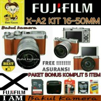 Jual FUJIFILM X-A2 Kit 16-50mm / FUJI X-A2 / XA2 / X-A2 BROWN / XA2 BROWN Murah
