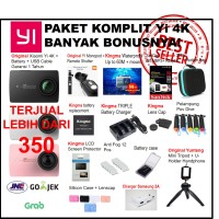 Jual Paket Komplit Xiaomi Yi Versi 2 4K dengan Bluetooth Monopod Murah