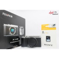 Jual Fujifilm X-A2 BO Silver Agent Edition Mulus Murah