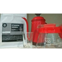 Jual Biji Kopi Arabika Import Ethiopia Geisha 200 gr| Kopi LEGENDARIS Murah
