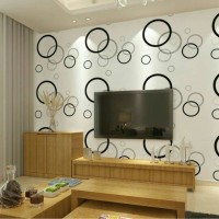 Jual Wallpaper Polkadot 45cmx10m/Wallpaper Sticker/Wallpaper Dinding Murah