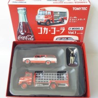 Jual TOMICA LIMITED VINTAGE 1/64 CROWN VAN & NISSAN 3.5t TRUCK Coca-Cola Murah