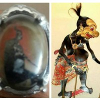 Jual Batu Cincin Wayang Golek Gareng Rough Ring Perak Unik Langka Murah