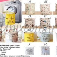 Jual LAUNDRY BAG KERANJANG CUCIAN BAJU KOTOR LIPAT 002/3/5/7 Murah