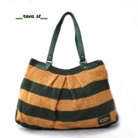 Jual Tas Rajut REVA Stp Olive Green by TRISAN Murah