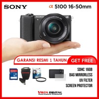 SONY ALPHA A5100 KIT 16-50MM KAMERA MIRRORLESS GARANSI RESMI