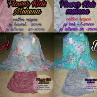 Jual ZIYA MUKENA ANAK FLOWER KIDS KATUN BUNGA JEPANG RAYON EKSKLUSIVE Murah