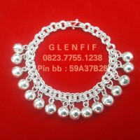 Gelang Kaki Perak Anak Bayi 16 Kerincing Jumbo (Super Kerincing Jumbo)