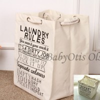 Jual LAUNDRY BAG / KERANJANG CUCIAN BAJU KOTOR LIPAT 006 Murah