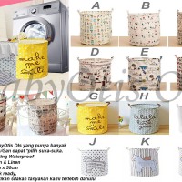 Jual LAUNDRY BAG / KERANJANG CUCIAN BAJU KOTOR LIPAT 002/3/5/7 Murah
