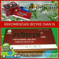 Jual FOREDI-GEL | Herbal Oles Solusi Tahan Lama Rekomendasi Boyke Murah