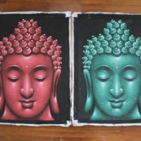 Jual lukisan buddha dari pasir Murah