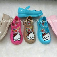 Jual Jelly Shoes Premium Kids Slip On Hello Kitty - Sepatu bayi anak murah Murah