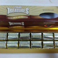 Jual Cokelat Delfi Treasures Golden Almond 216gr Murah