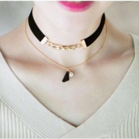 Jual Choker Double Layer Murah